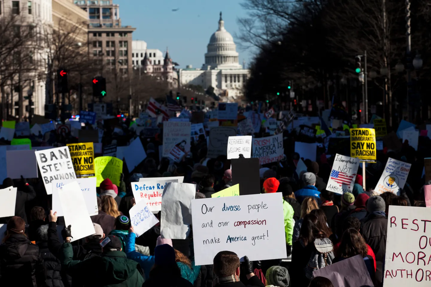 How Protests against Donald Trump Reveal a Class Divide