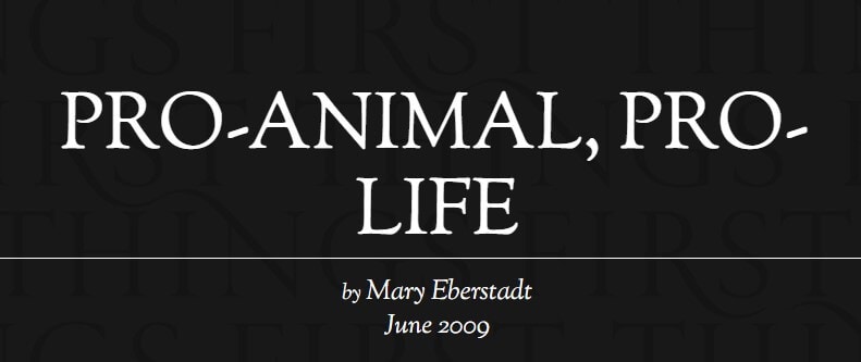 Pro-Animal, Pro-Life